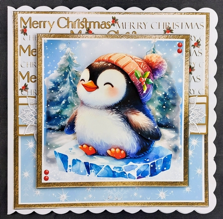 Penguin fun in the snow by Linda Short