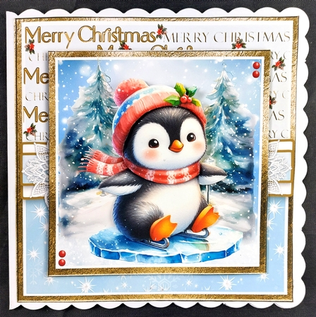 Penguin fun in the snow by Linda Short