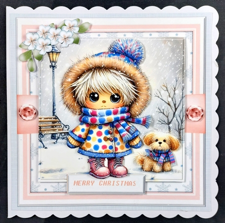 Winter Walk: Girl by Linda Short
