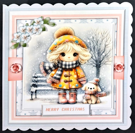 Winter Walk: Girl by Linda Short