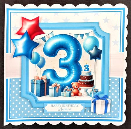 BLUE BIRTHDAY BALLOONS - AGES 1 TO 6 by Linda Short