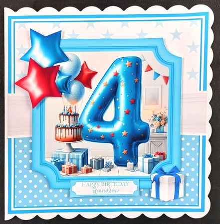 BLUE BIRTHDAY BALLOONS - AGES 1 TO 6 by Linda Short