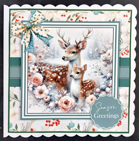 Winter Deers by Linda Short
