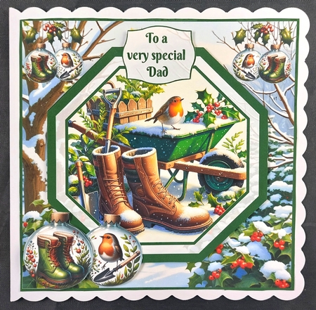 Christmas in the garden by Linda Short