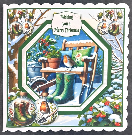 Christmas in the garden by Linda Short