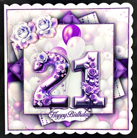 Purple Ages 16-40 Mini Kit 7X7 by Linda Short