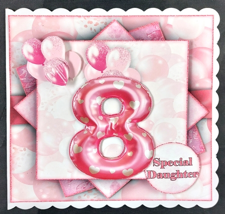 Pink Balloon Ages 6-10 Mini Kit 7X7 by Linda Short