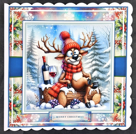 Whimsical Reindeer 02 Mini Page Kit by Linda Short