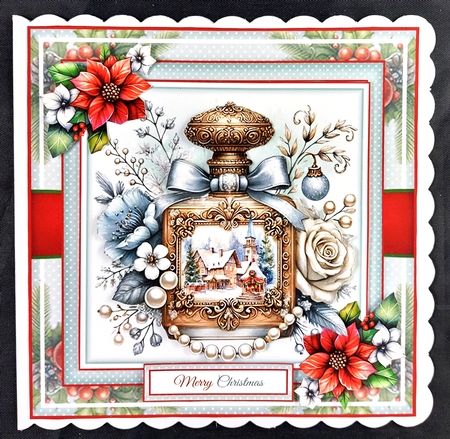 Christmas Perfume Mini Page Kit by Linda Short