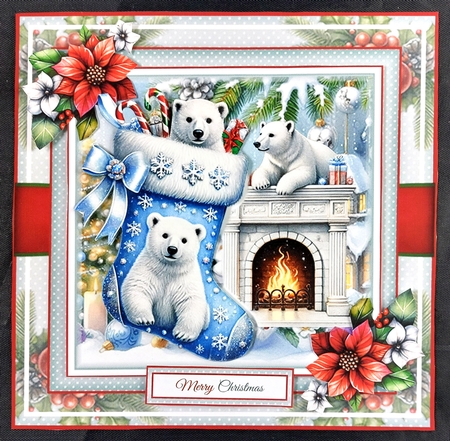Christmas Stockings Mini Page Kit by Linda Short