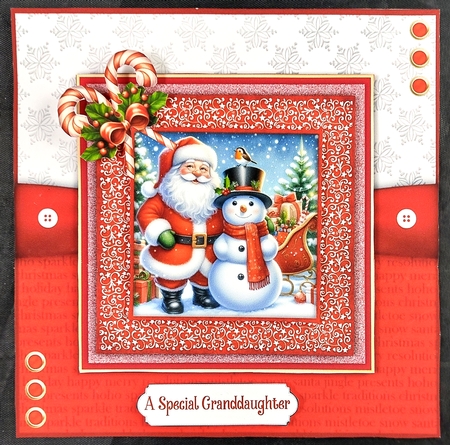 Santa and Snowman by Linda Short