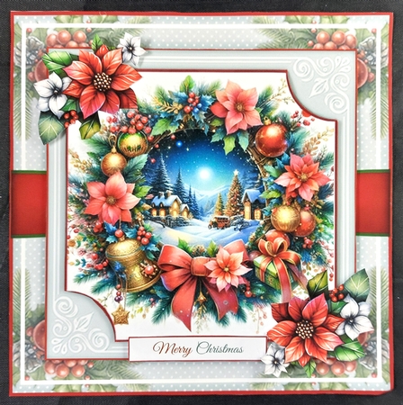Christmas Wreath Mini Page Kit by Linda Short