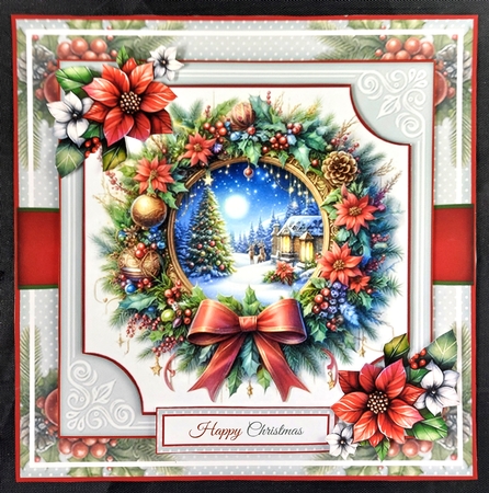 Christmas Wreath Mini Page Kit by Linda Short