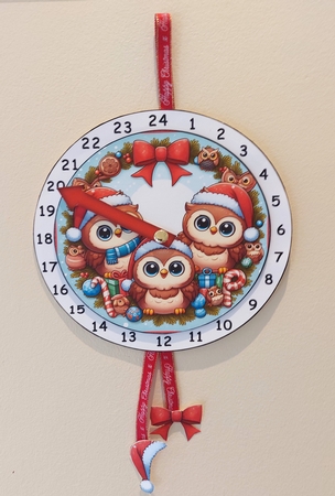 new advent clock owls1 by Linda Short