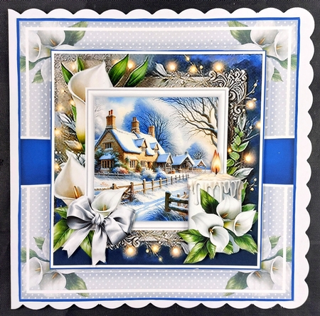 Christmas Country Cottage Mini Page Kit by Linda Short