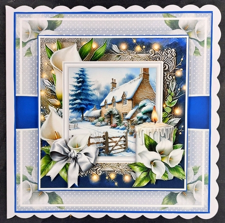Christmas Country Cottage Mini Page Kit by Linda Short