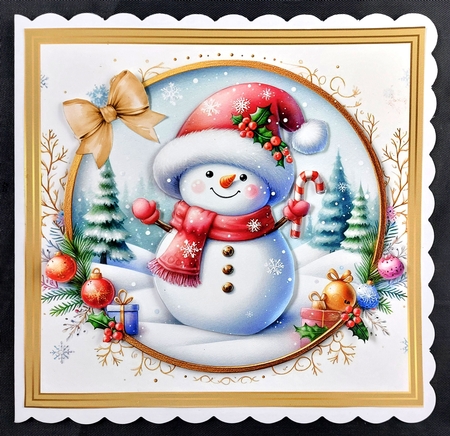 12 Snowmen Toppers  by Linda Short