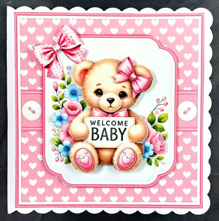 Welcome baby girl by Linda Short