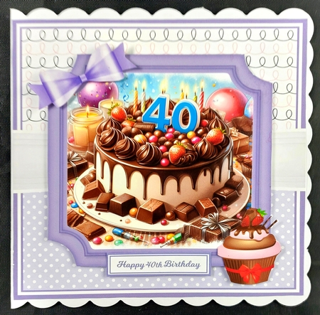 CHOCOHOLICS BIRTHDAY CAKE by Linda Short