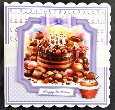 CHOCOHOLICS BIRTHDAY CAKE by Linda Short