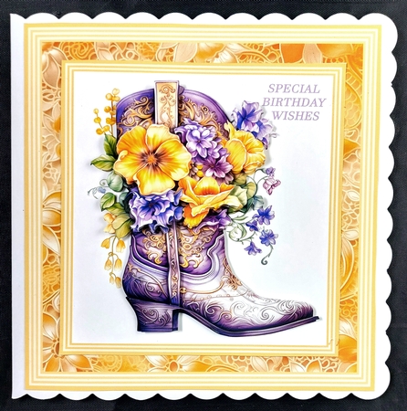 Cowgirl Florals In Yellow and Purple - Mix 1 Featured Gallery Photo