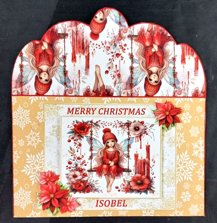 Sweet Christmas Fairy - Money Wallet 2 by Linda Short