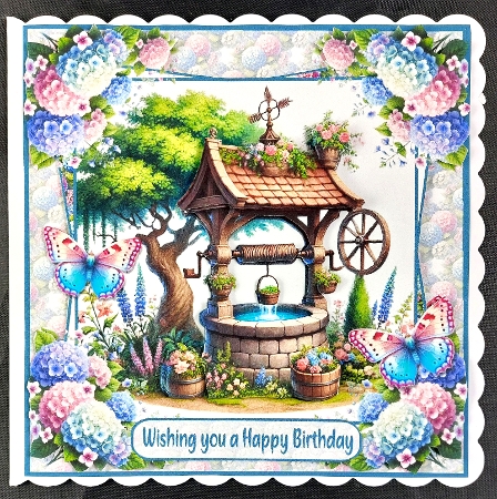 A floral wishing well by Linda Short