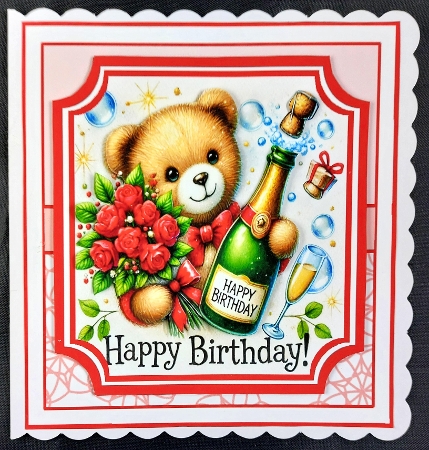 Happy Birthday bear by Linda Short