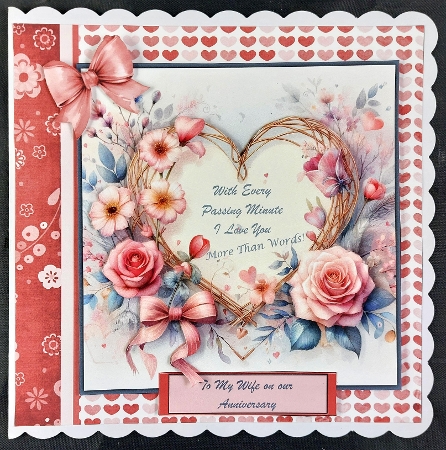 Husband or Wife Wedding Anniversary by Linda Short