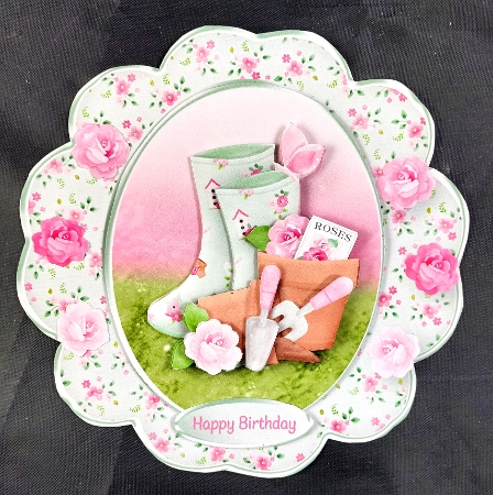 Gardening Time - Fancy Shaped Card Mini Kit by Linda Short