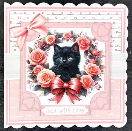 ROSE KITTENS - anniversary, valentines, birthday by Linda Short