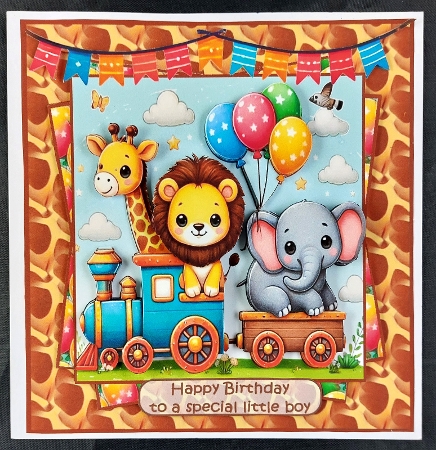 Animal train by Linda Short