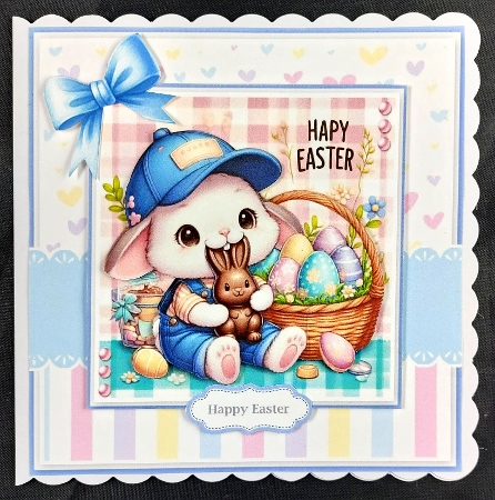 Easter Basket Cuties Card And Toppers Set by Linda Short