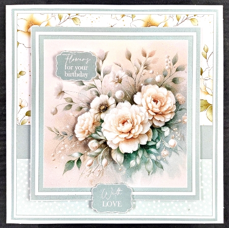 Floral birthday wishes by Linda Short