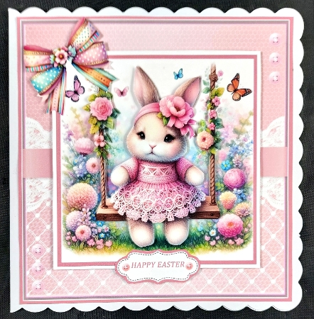 Easter Bow Card Embellishments by Linda Short