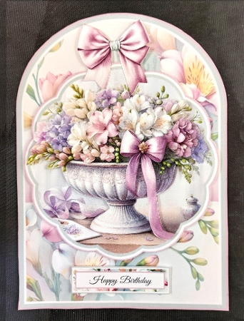 Freesia Bowl 5x7 Shaped Mini Page Kit by Linda Short