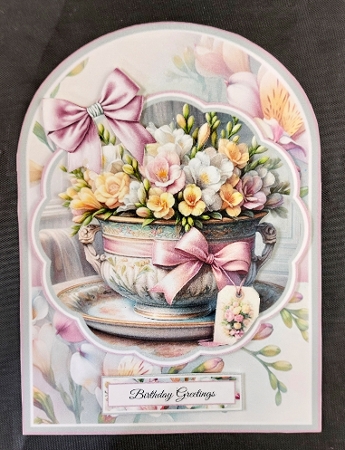 Freesia Bowl 5x7 Shaped Mini Page Kit by Linda Short