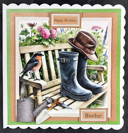 Fathers Day & Birthday Garden Bench by Linda Short