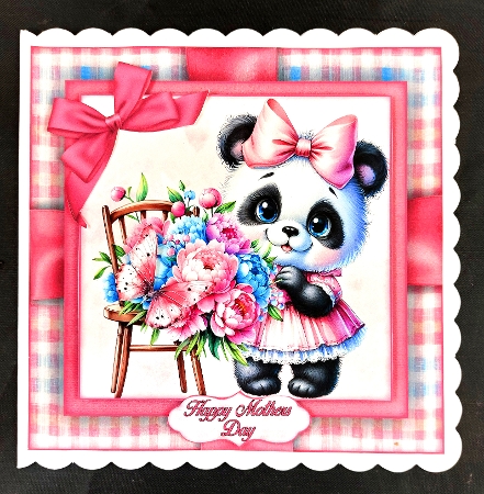 Happy Panda Mini Kit 7X7 by Linda Short