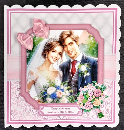 5x7 & 6x6 WEDDING COUPLES SET 2 by Linda Short