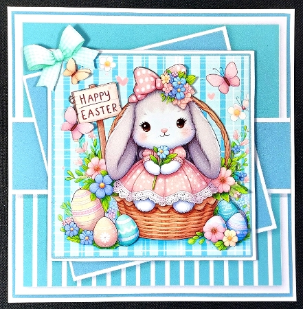 Cute Easter Bunny Toppers Ser by Linda Short