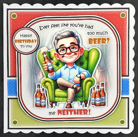 Too Much Beer Mini Kit Birthday/Fathers Day by Linda Short