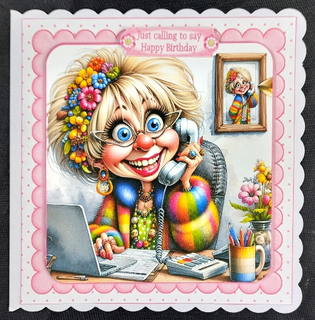 7x7 Fun office worker birthday wishes by Linda Short