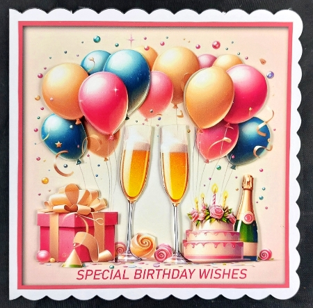 Birthday Celebration Quick Card 12 by Linda Short