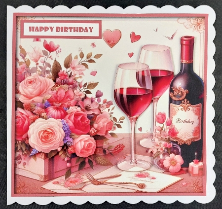 Birthday Celebration Couple Quick Card 1 by Linda Short