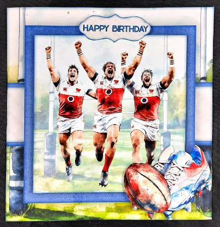 The Rugby Player Mini Kit 7X7 by Linda Short