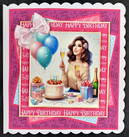 Happy Birthday Wishes Especially For You - 7x7 Mini Kit by Linda Short
