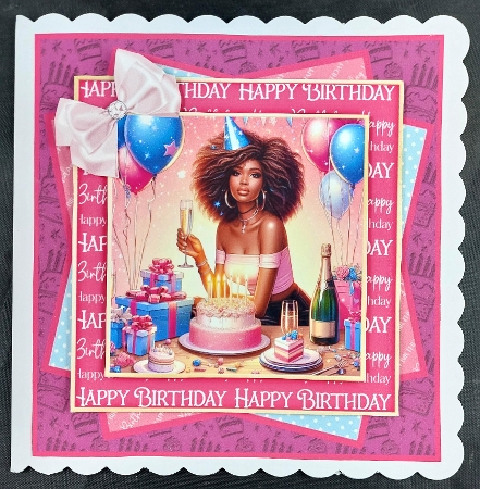 Happy Birthday Wishes Especially For You - 7x7 Mini Kit by Linda Short