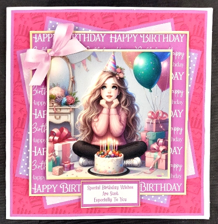 cup1375804_846 - Happy Birthday Wishes For A Special Girl - 7x7 Mini Kit