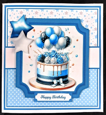 7x7, 5x7, 6x6 - BIRTHDAY CAKES by Linda Short